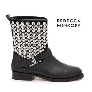 Rebecca Minkoff Saida Leather Boots NWT Size 8